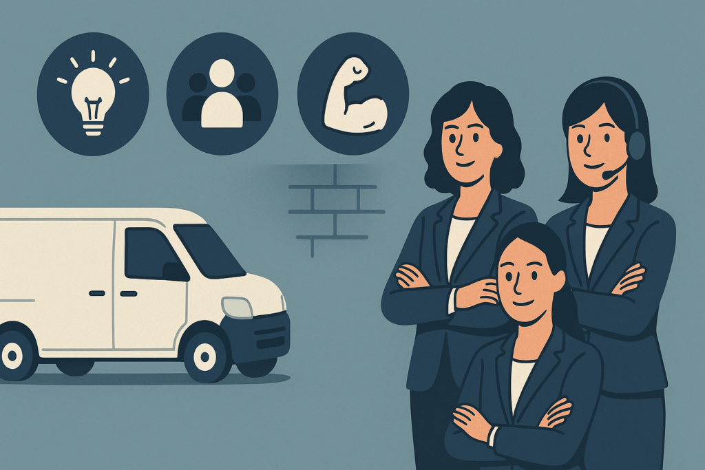 女性チームによる軽貨物営業代行:3つの強み